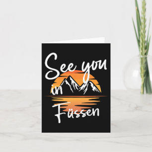 See You In Füssen Germany Vacation Ski  Card