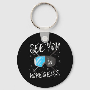 See You In Hohegeiß Germany Vacation Ski Goggles Keychain