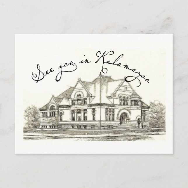 See you in Kalamazoo Postcard (Front)