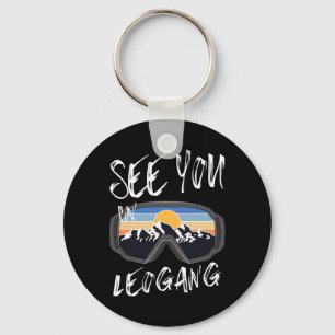 See You In Leogang Sheimerburger Land Vacation Ski Keychain