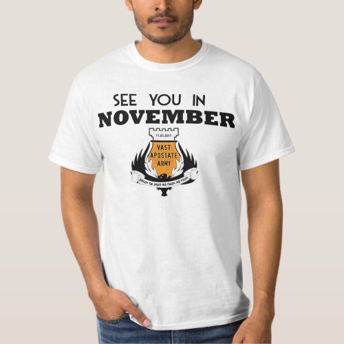 See You In November VAA T_Shirt