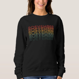 see you in ROEVEMBER US Flag Retro Sweatshirt