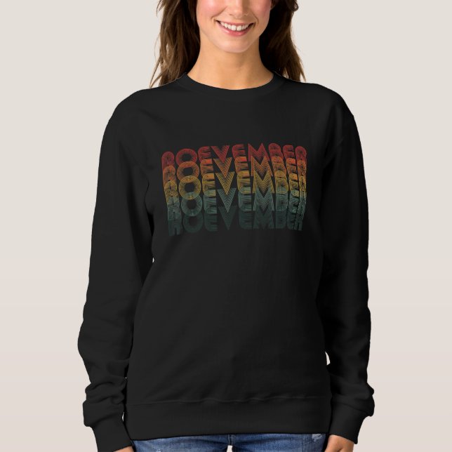 see you in ROEVEMBER US Flag Retro Sweatshirt (Front)