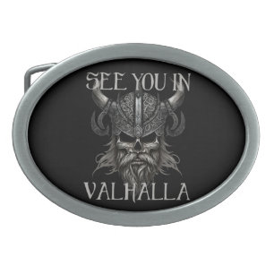 See you in Valhalla Belt Buckle