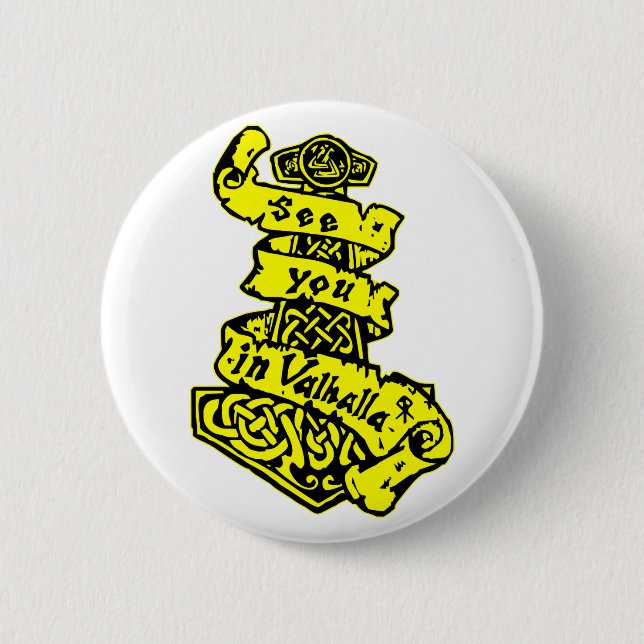 See You In Valhalla  #USAPatriotGraphics  © Button (Front)
