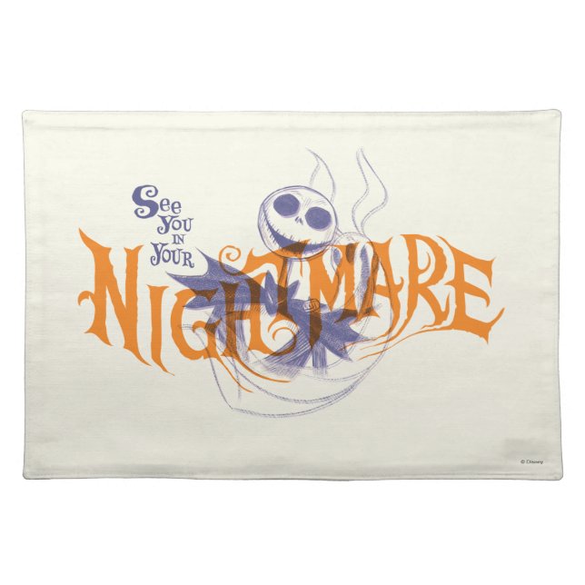 See You in Your Nightmare Cloth Placemat (Front)