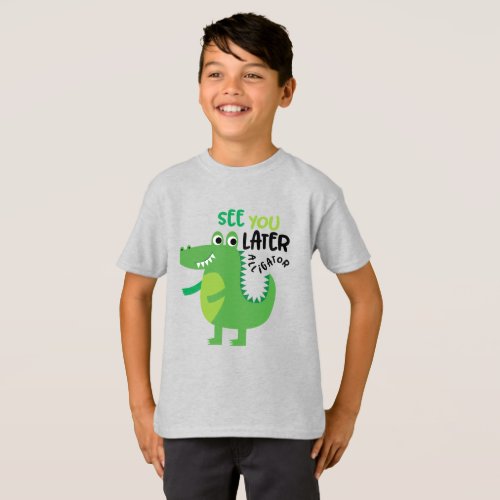 See You Later Alligator Boys T_Shirt