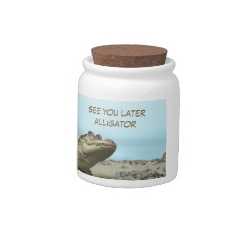 See You Later Alligator Candy Jar