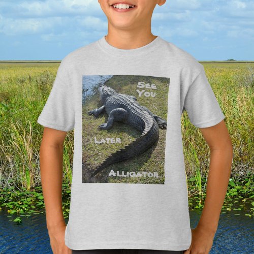 See You Later Alligator Everglades Florida T_Shirt