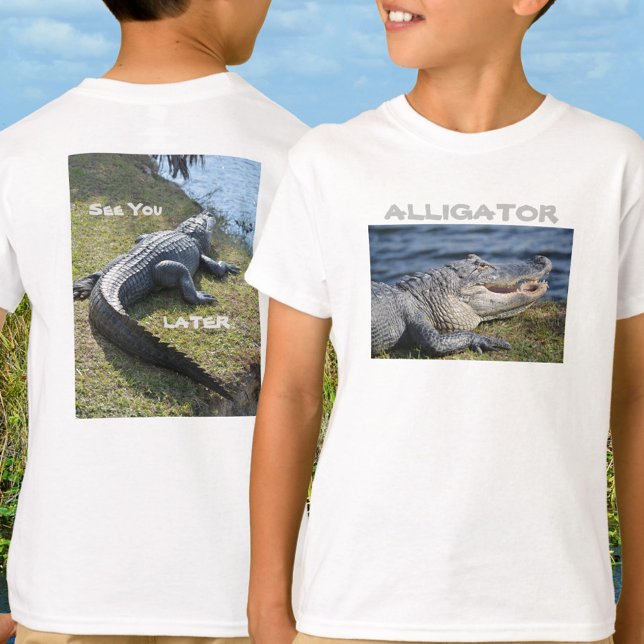 See You Later Alligator Fun Wildlife T-Shirt (Creator Uploaded)