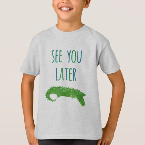 See You Later Alligator Funny Kids T_Shirt