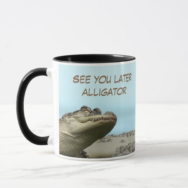 See You Later Alligator Mug (Left)