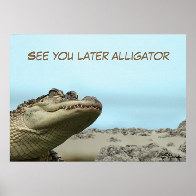 See You Later Alligator Poster (Front)