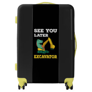 See You Later Excavator I - Toddler Boys Kids Luggage