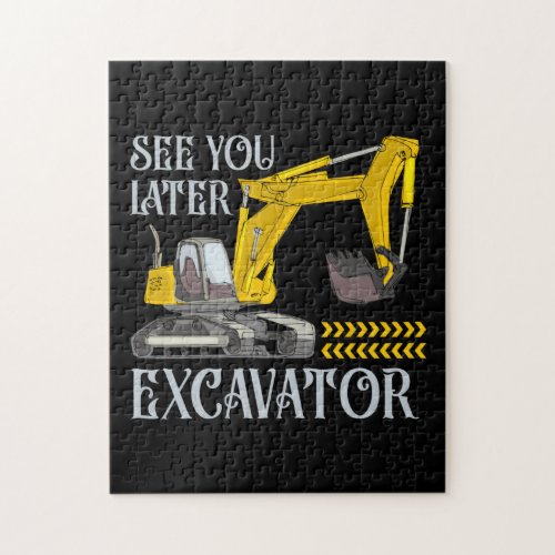 See You Later Excavator Jigsaw Puzzle