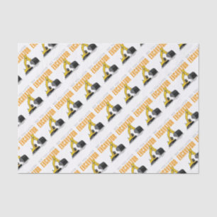 See You Later Excavator Toddler Boy Kids Tissue Paper