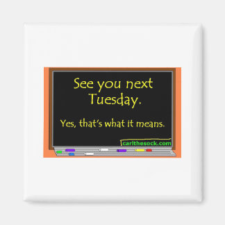 See You Next Tuesday Magnet