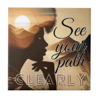See Your Patch Clearly Ceramic Tile