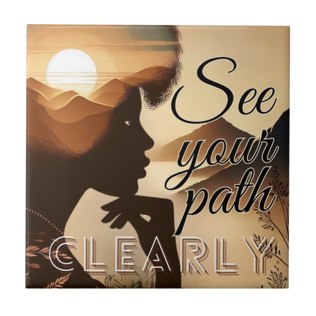 See Your Patch Clearly Ceramic Tile (Front)