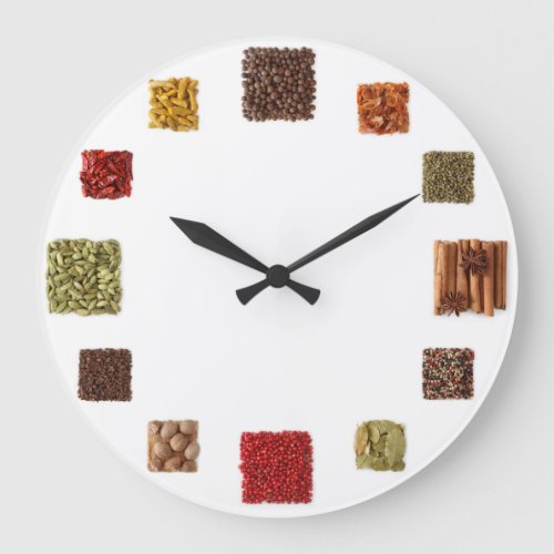 Seed And Spices Clock For Every Kitchen