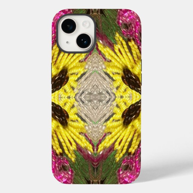 Seed Beading Floral Arrangement Pattern Abstract  Case-Mate iPhone Case (Back)