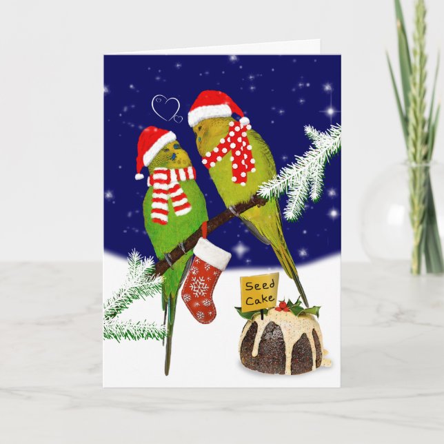 Seed Cake Christmas Card (Front)