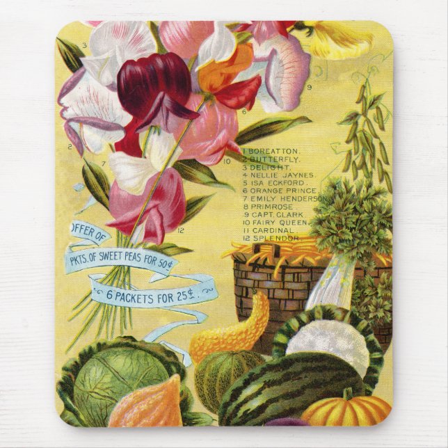 Seed catalog page #21 Mousepad (Front)