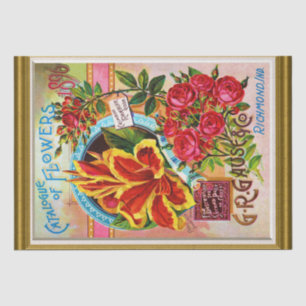 Seed Cover Catalog 1896 Richmond Indiana Tissue Paper