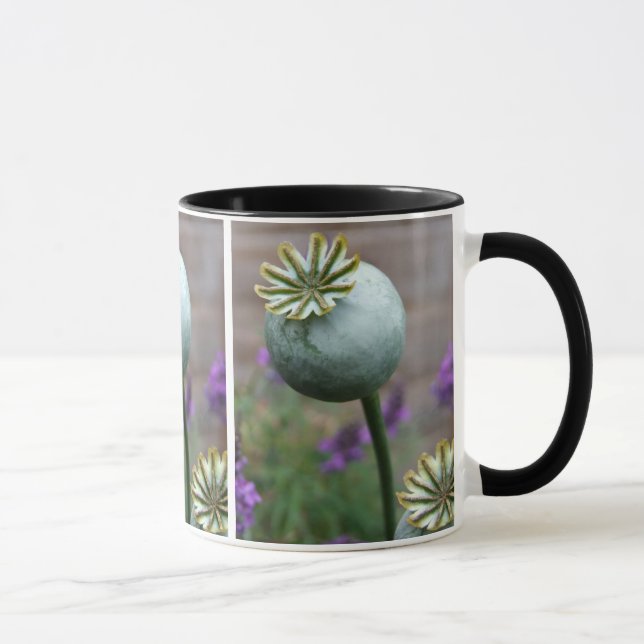 Seed Head Floral Mug (Right)