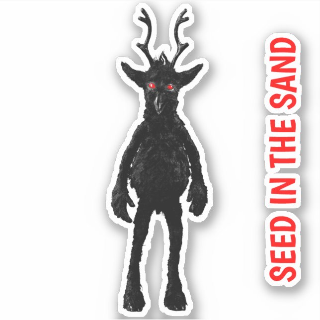 Seed in the Sand Sticker (Front)