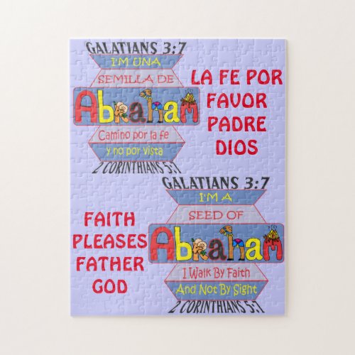 Seed of Abraham _ Esp  Eng Jigsaw Puzzle
