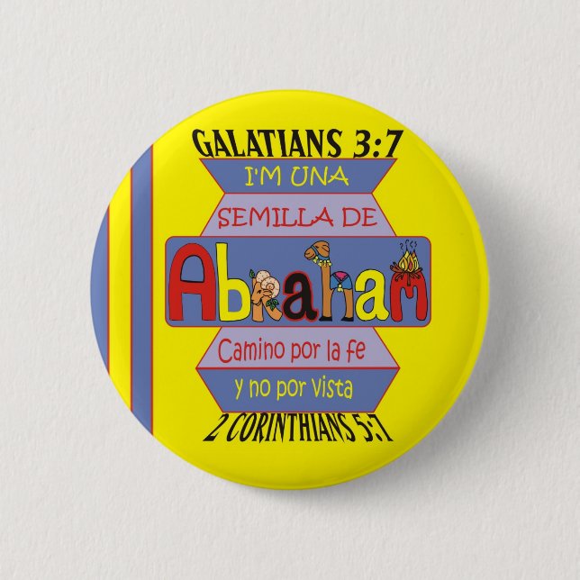 Seed of Abraham I Esp I Rnd I 2.25X2.25 Button (Front)
