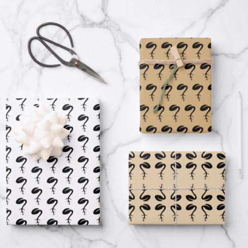 Seed of change _ wrapping paper sheet set of 3