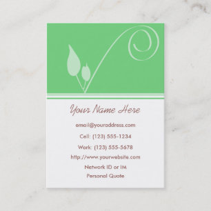 Seed Of Inspiration Profile Business Card