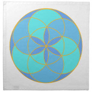 Seed of Life Angel 11 Cloth Napkin