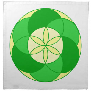 Seed of Life Angel 15 Cloth Napkin