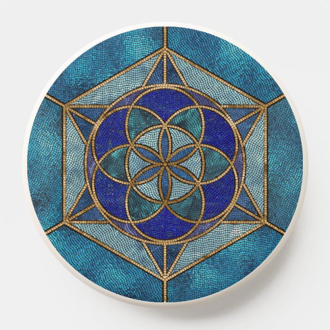 Seed of life Mosaic Ornament PopSocket (Popsocket)