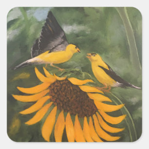 Seed offering square sticker