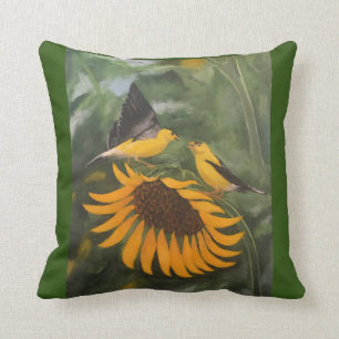 Seed Offering Throw Pillow