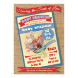 Seed Packet Baby Shower Invitations