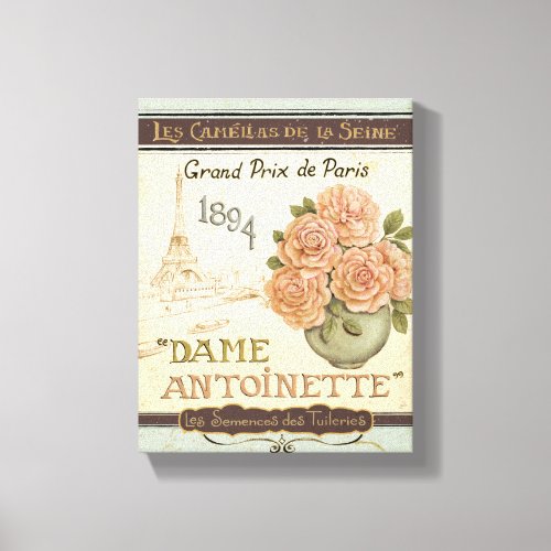 Seed Packet Canvas Print
