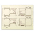 Seed Packet cream DYI Notepad