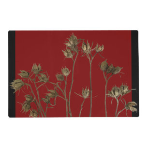 Seed Pods on a Laminated Placemat