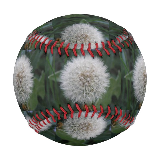 Seeding Dandelion Flower Baseball (Front)