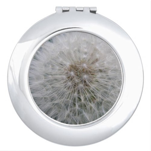 Seeding Dandelion Flower Compact Mirror