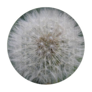 Seeding Dandelion Flower Cutting Board