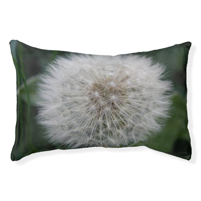 Seeding Dandelion Flower Dog Bed (Front)