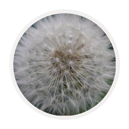 Seeding Dandelion Flower Frosting Edible Frosting Rounds