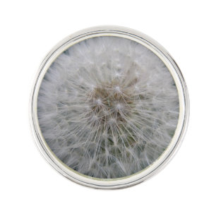 Seeding Dandelion Flower Lapel Pin
