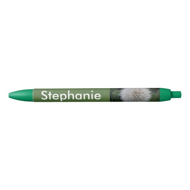 Seeding Dandelion Flower Personalized Pen (Front)